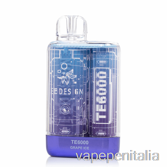 Vape Italia Eb Te6000 Ghiaccio D'uva Usa E Getta